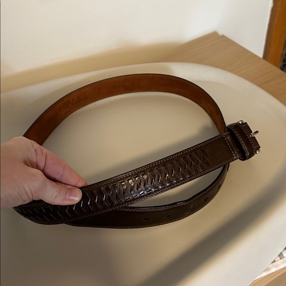 Cole Haan Men's Brown Leather Belt - Picture 6 of 7